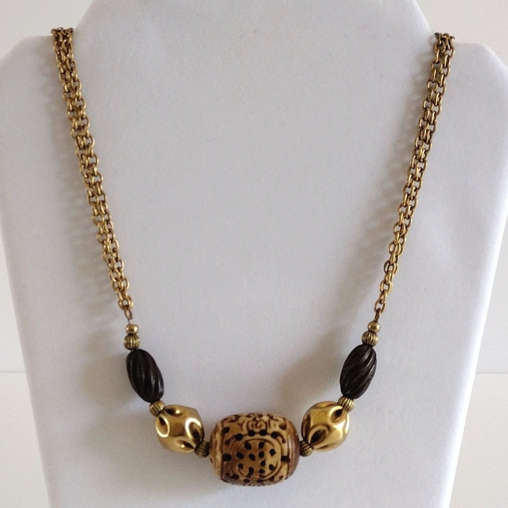 Marjorie Baer San Francisco Long Beaded Necklace Vintage